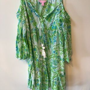 Lilly Pulitzer Alanna cold shoulder dress